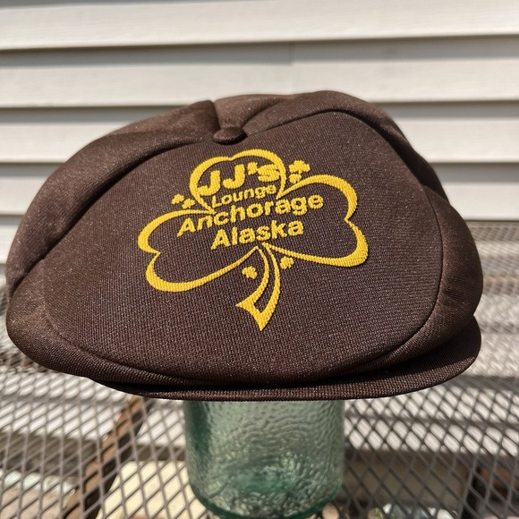 Vintage JJ's Lounge‎ Bar Hat Anchorage Alaska Beer Memorabilia Beret Cap - Picture 5 of 7